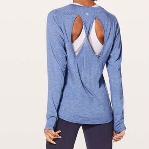 LULULEMON ATHLETICA Stop Drop & Squat Long Sleeve Size 10